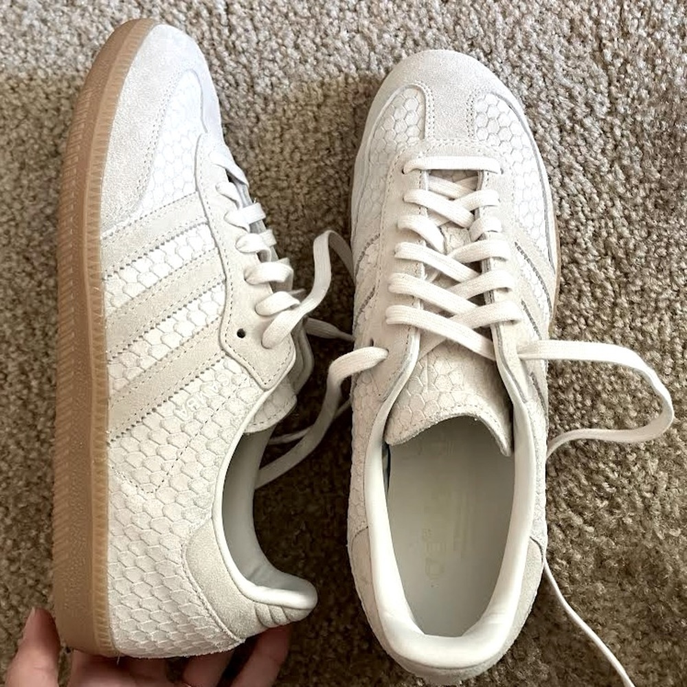 Rare Adidas Sambas - Snake Skin Suede